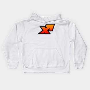 Sagittarius Orange Gradient Kids Hoodie